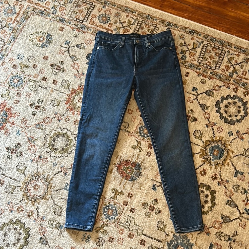 Banana Republic Blue Skinny Jeans Sleek Fit